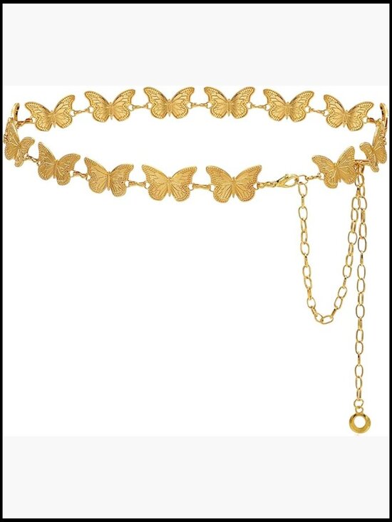 Adjustable Metal Waist Chain Belt for Jeans and Dresses main image 4